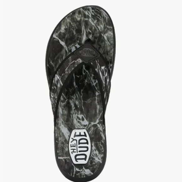 NWT Hey Dude Myers Flip Mossy Oak Fishing Size 8 - Picture 9 of 9